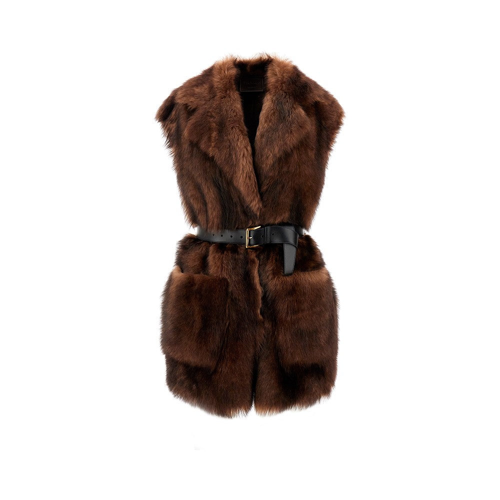 Popular Prada Fur Vest