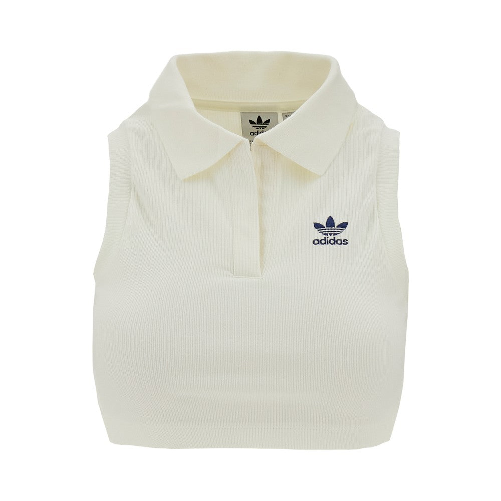 Sleeveless cropped polo shirt ADIDAS ORIGINALS RBoutique