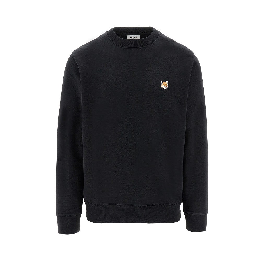 Fox Head patch crewneck sweatshirt MAISON KITSUNE RBoutique