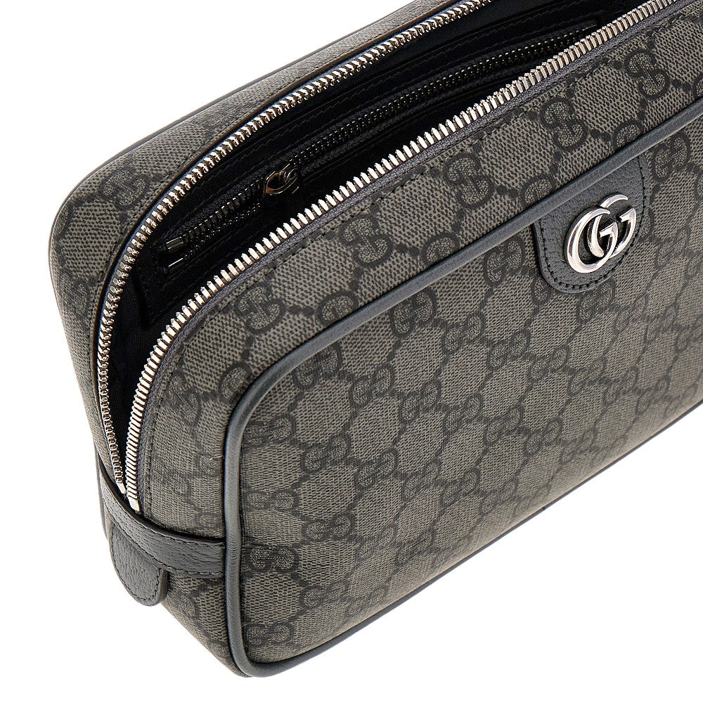 Gucci sold GG supreme coated canvas pouch /case