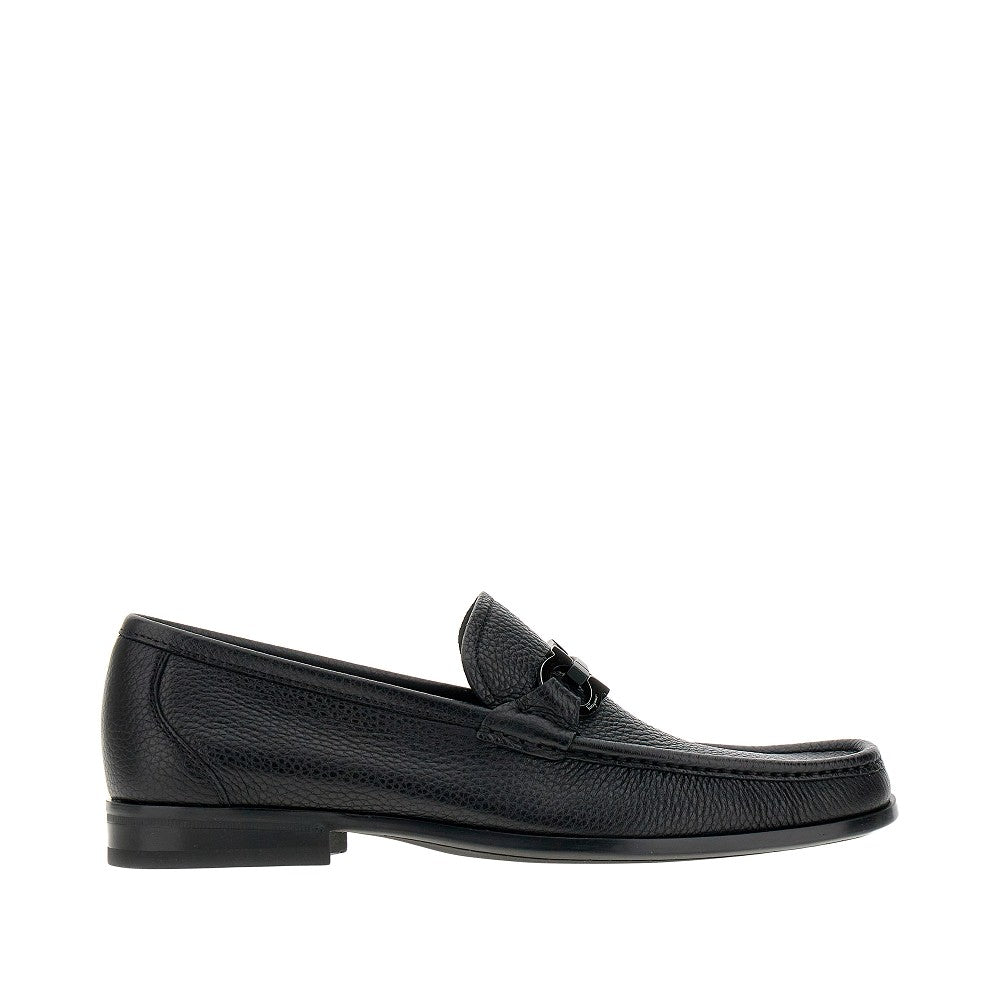 Grained leather Gancini loafers FERRAGAMO RBoutique