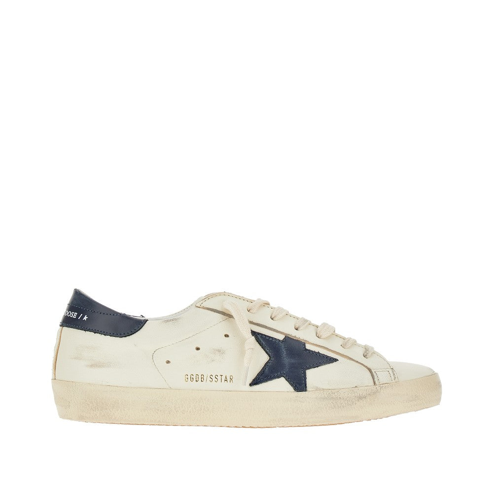 Golden goose superstar leather sneaker hotsell