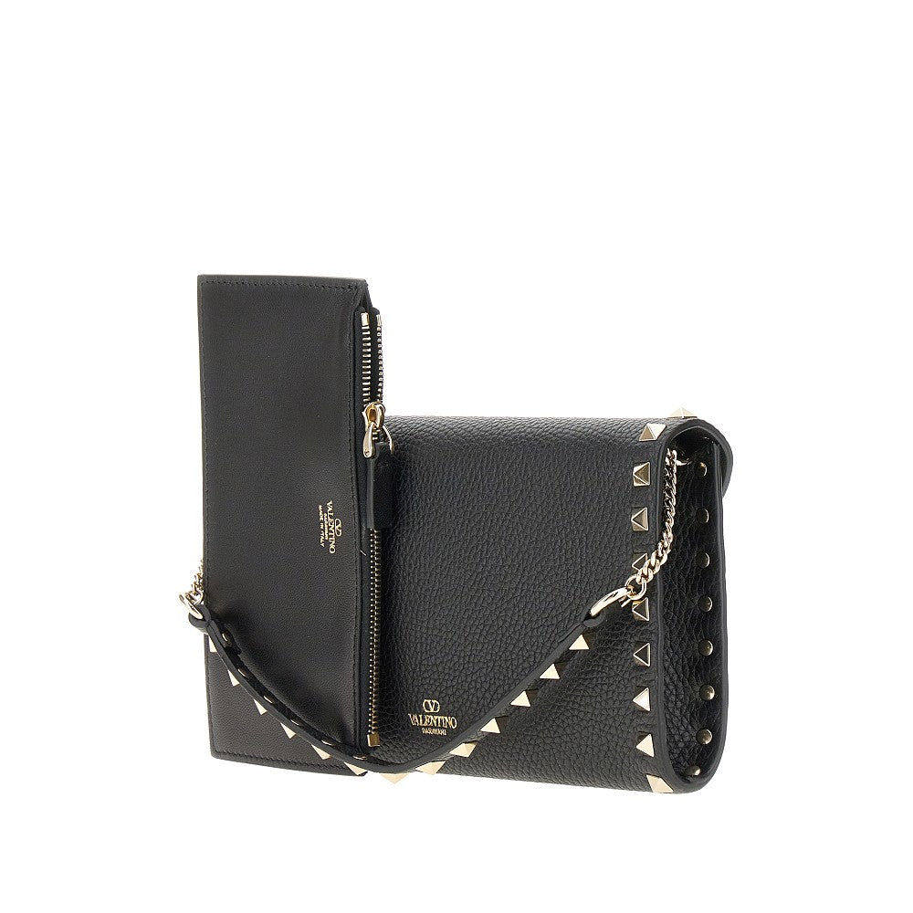 Valentino rockstud clutch with chain sale