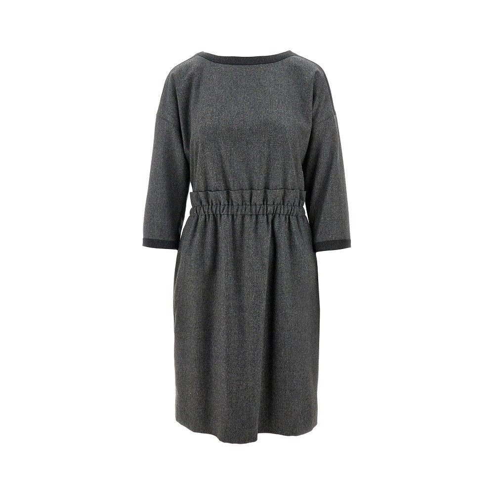 Wool and cashmere mini dress