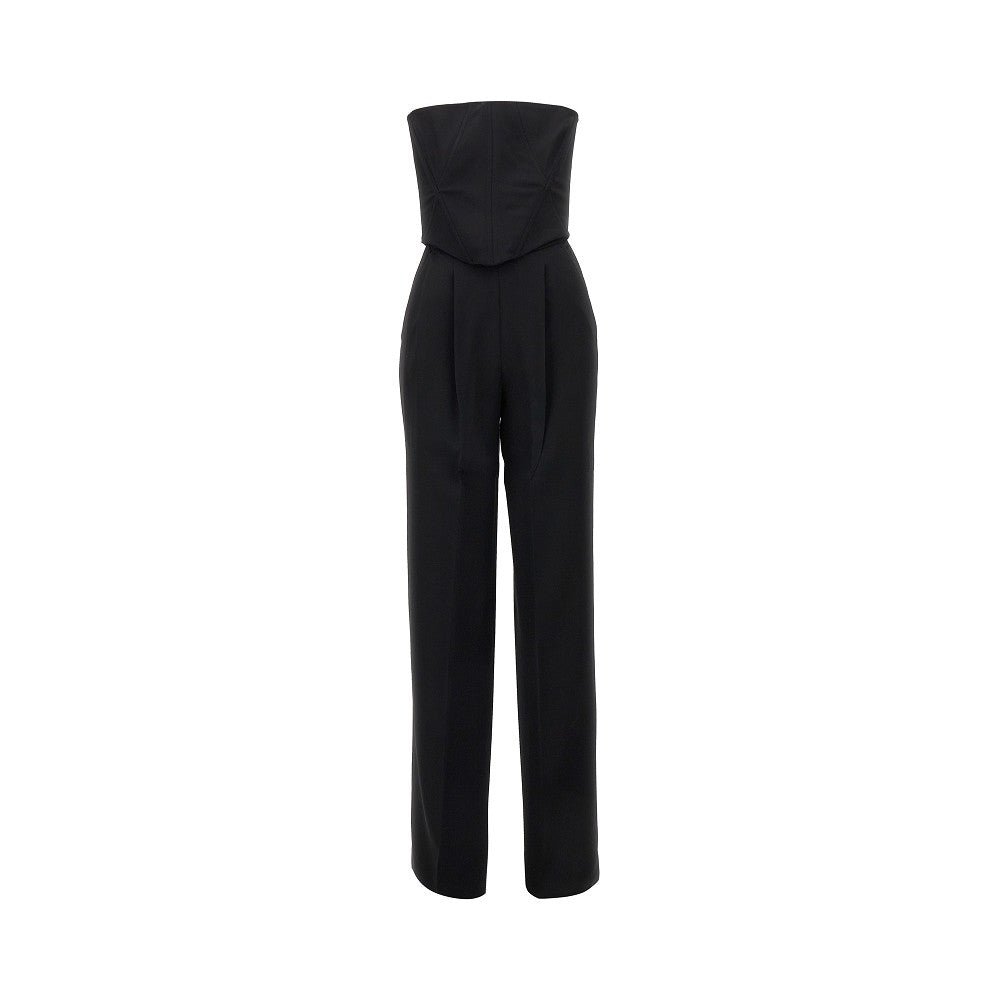 Cady jumpsuit with bustier