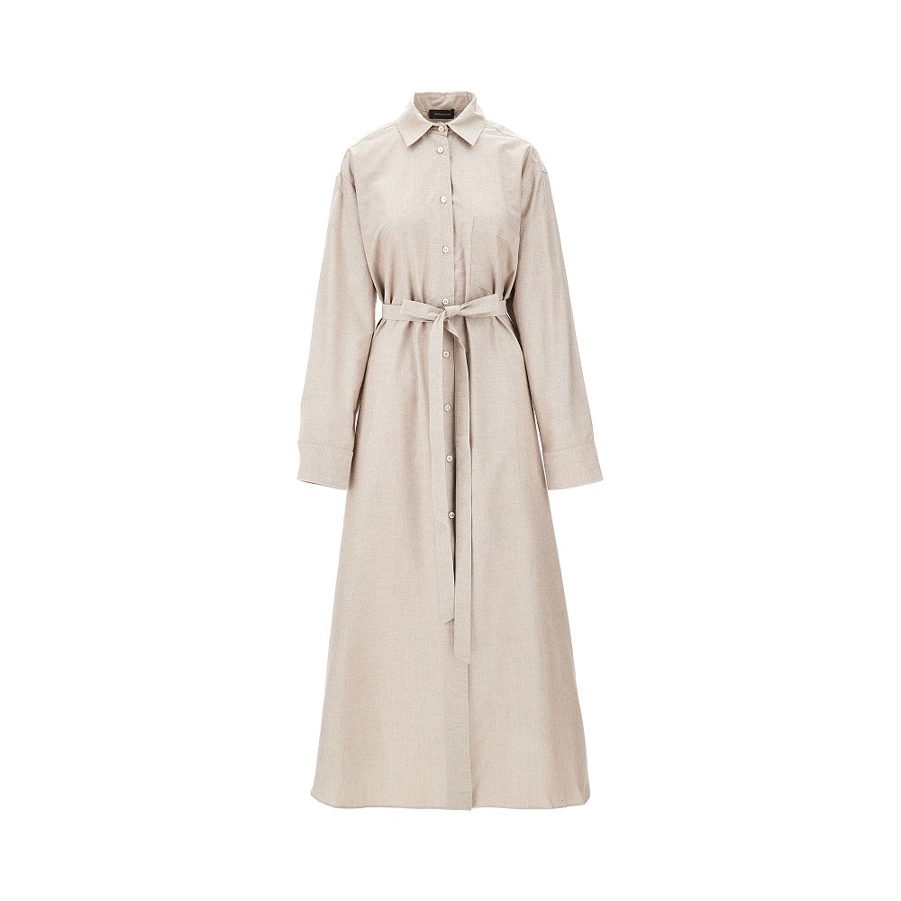 &#39;Whitelotus&#39; maxi shirt dress