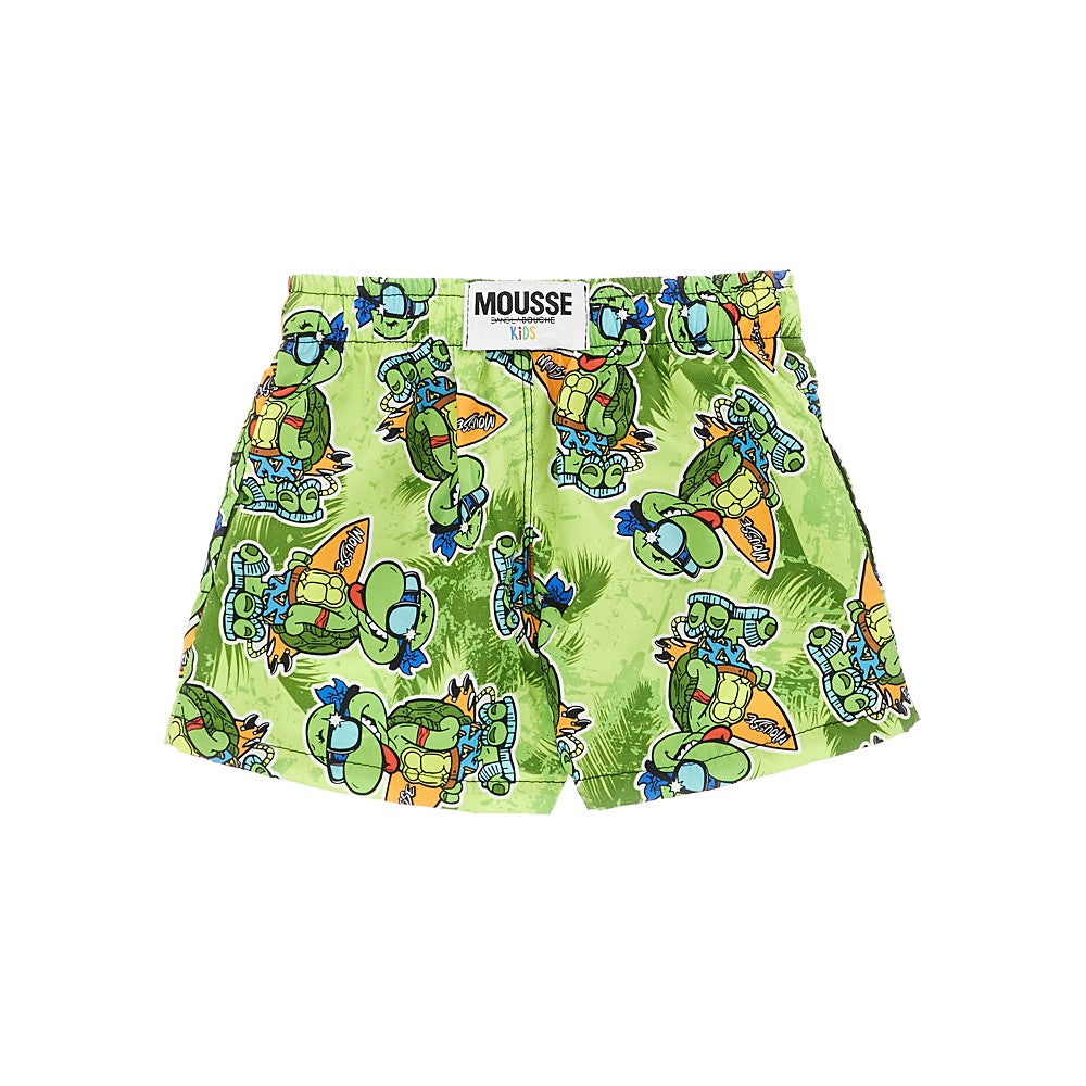 Ninjasurf print swim shorts