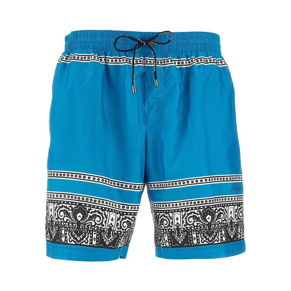 &#39;Bandana&#39; print swimshorts