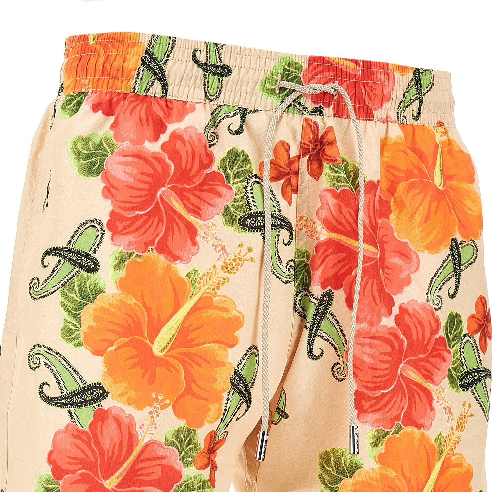 Floral Paisley swimshorts