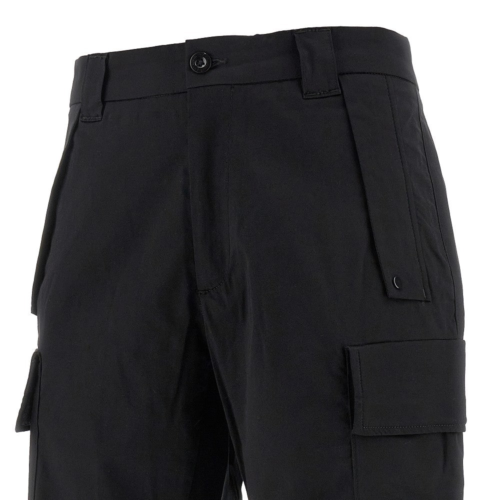 Stretch cotton cargo shorts