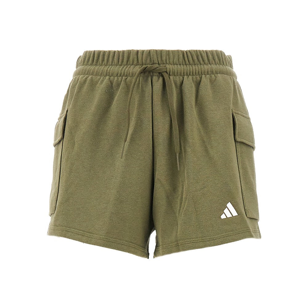 Shorts cargo in french terry