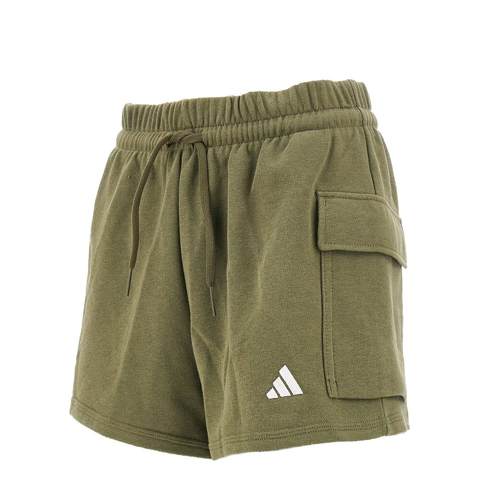 Shorts cargo in french terry