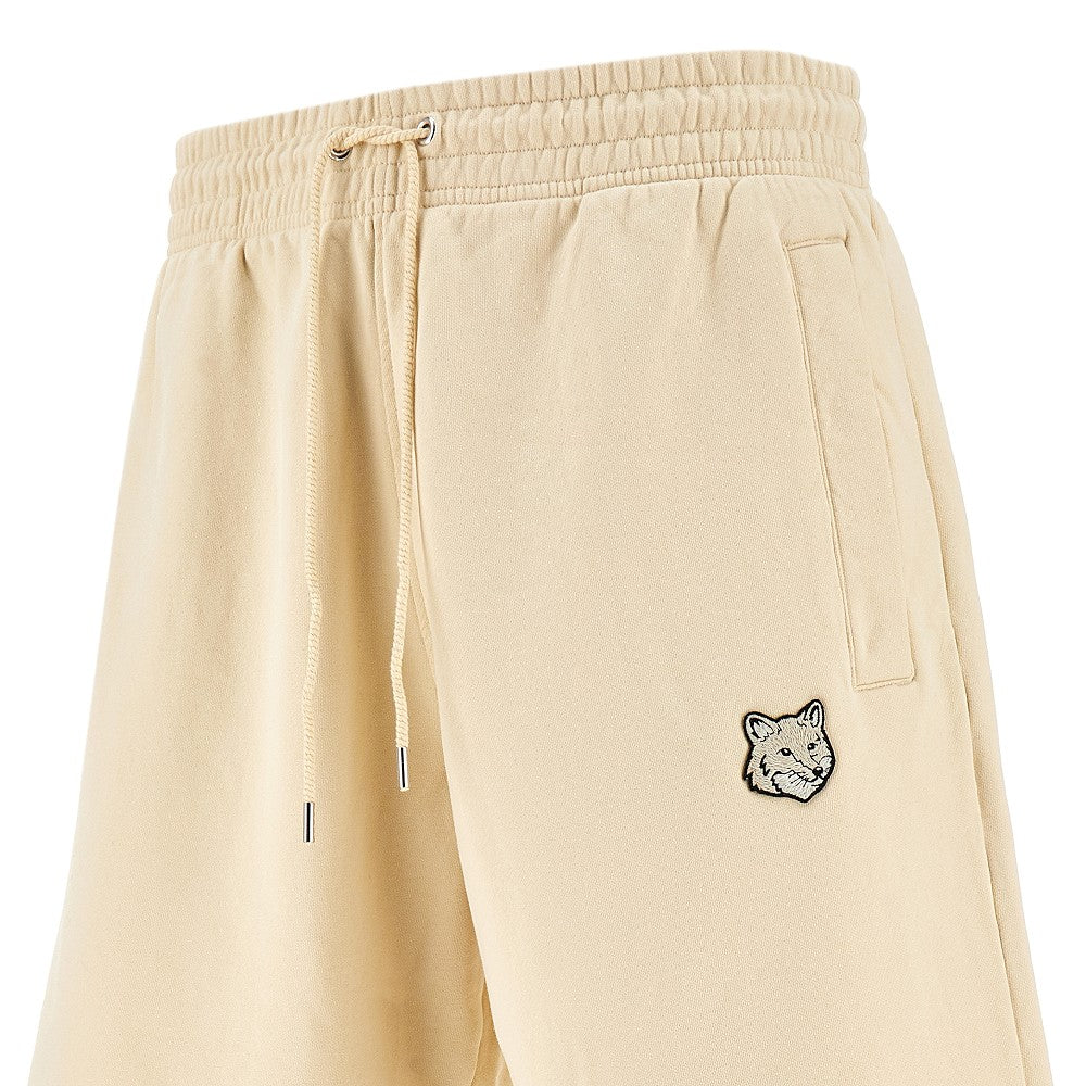 Bold Fox Head patch sweatshorts