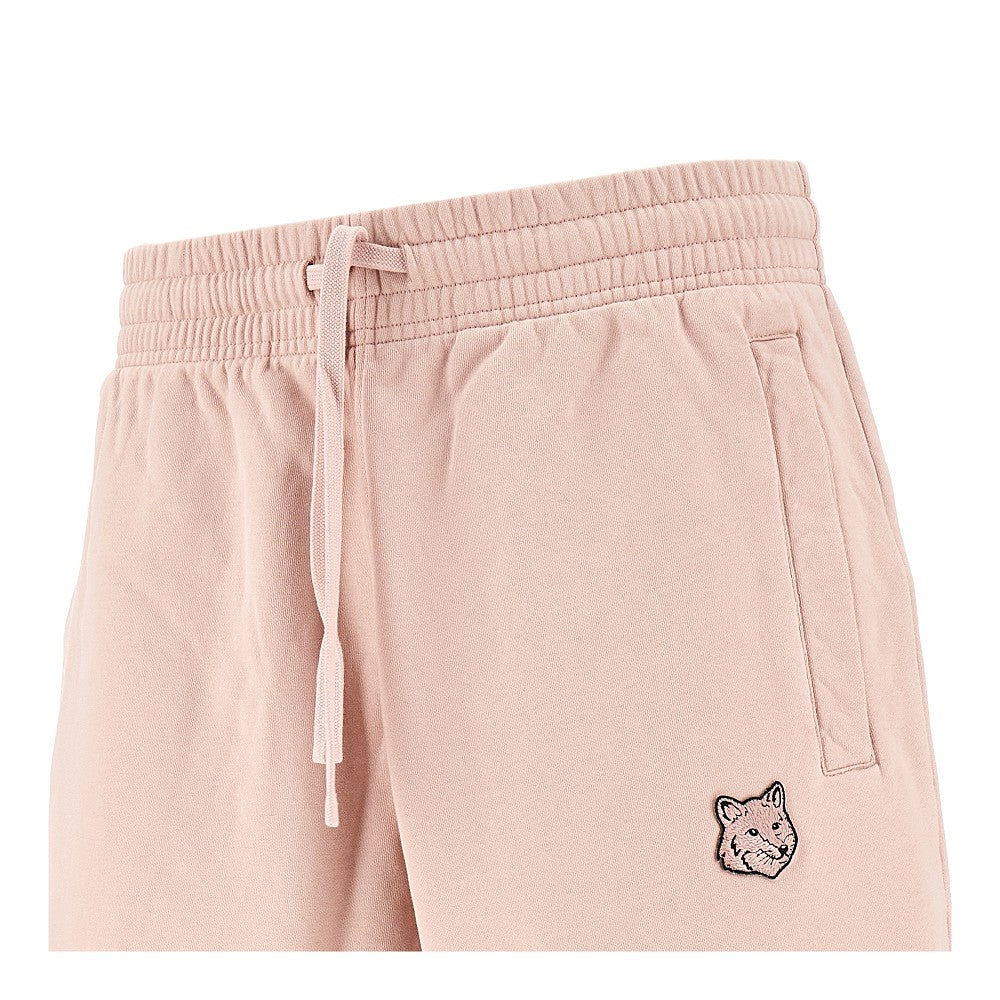 Bold Fox Head patch sweatshorts