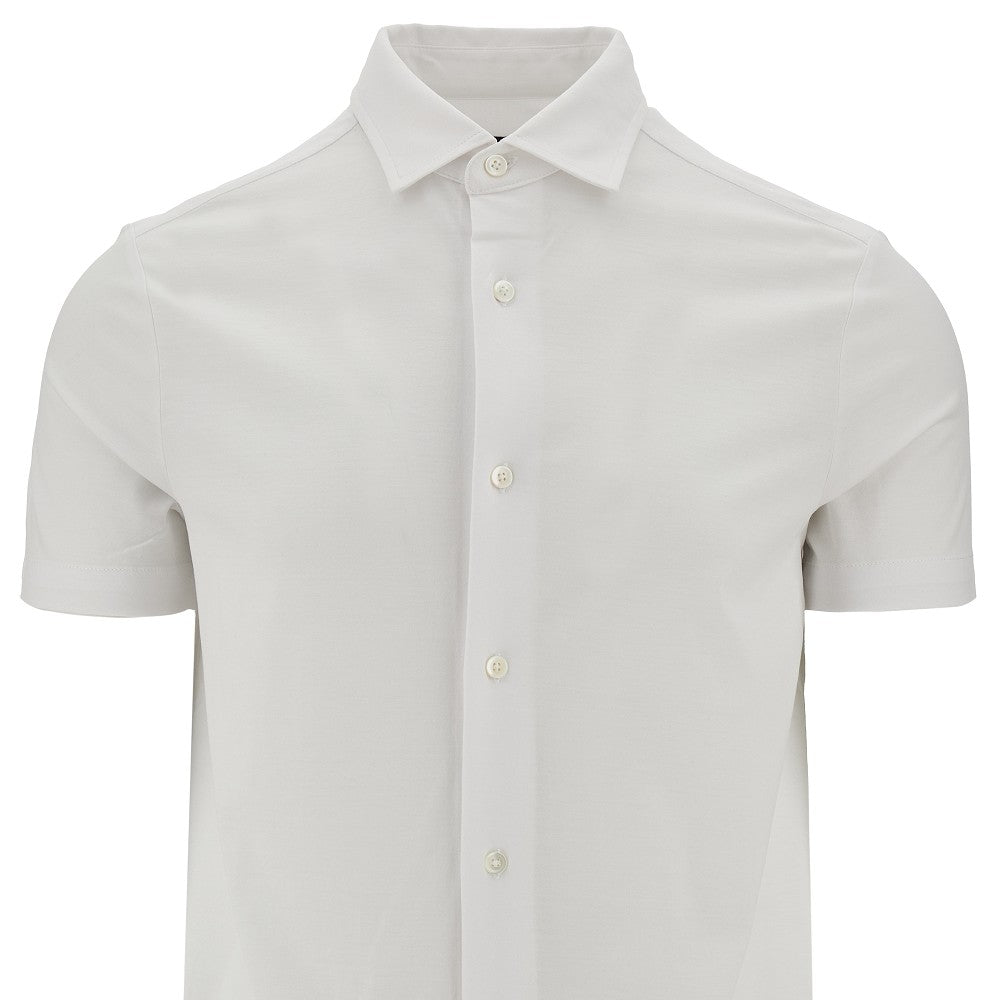 Short-sleeved jersey shirt