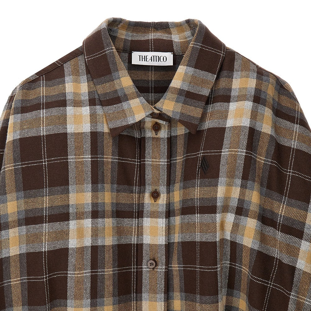 &#39;Diana&#39; check flannel shirt