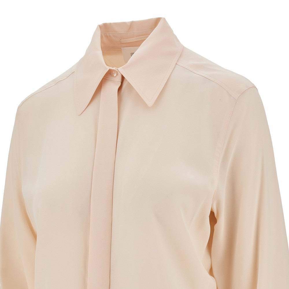 Camicia in crepe de chine di seta