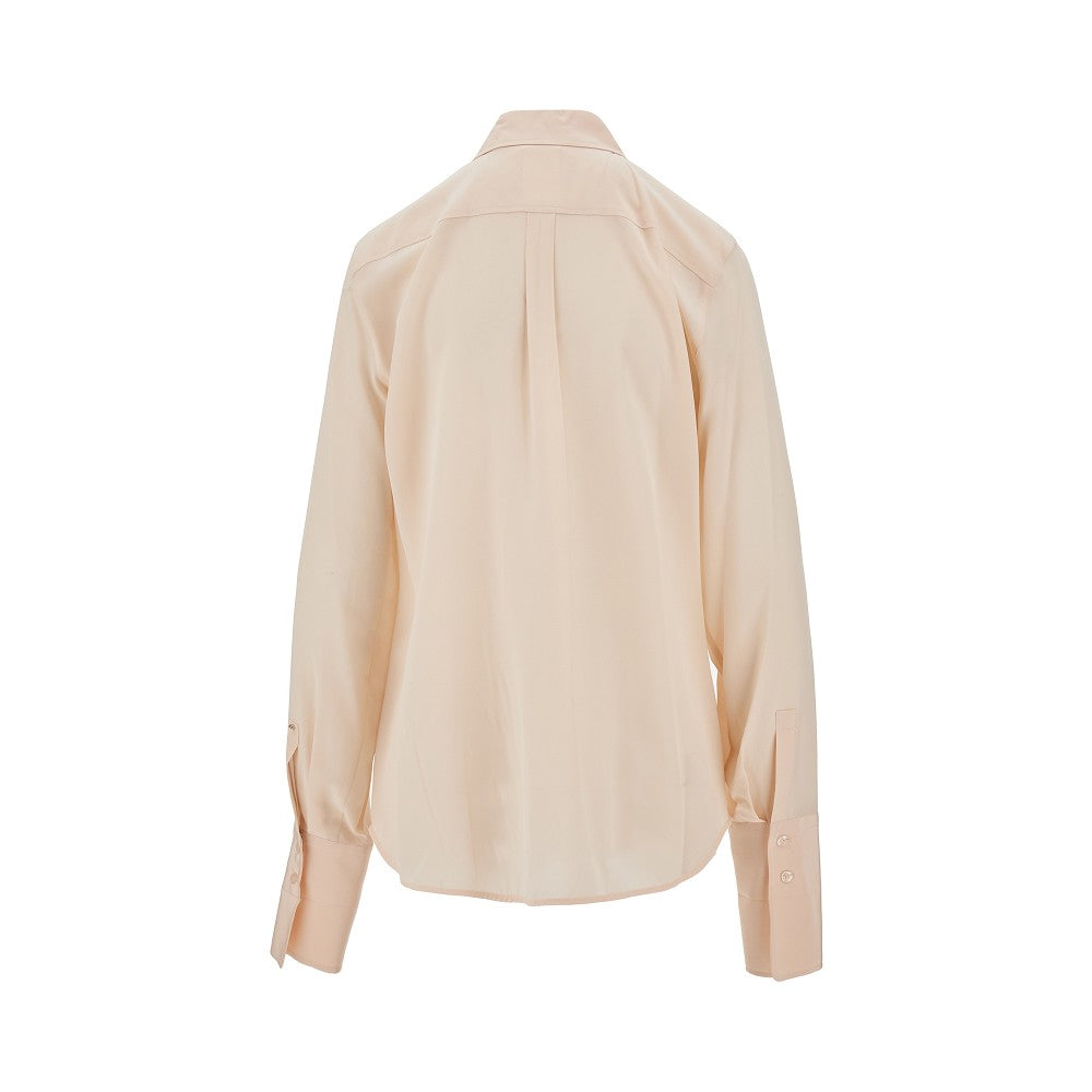 Silk crepe de chine shirt