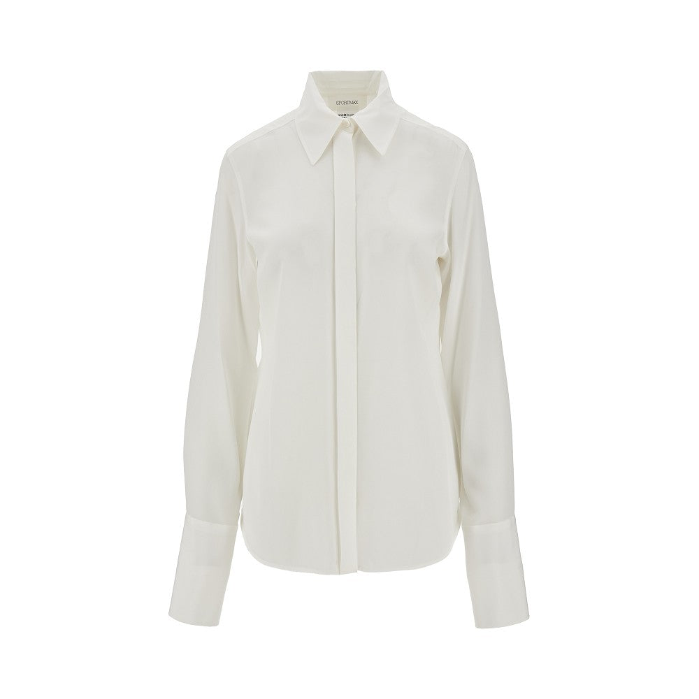 Silk crepe de chine shirt