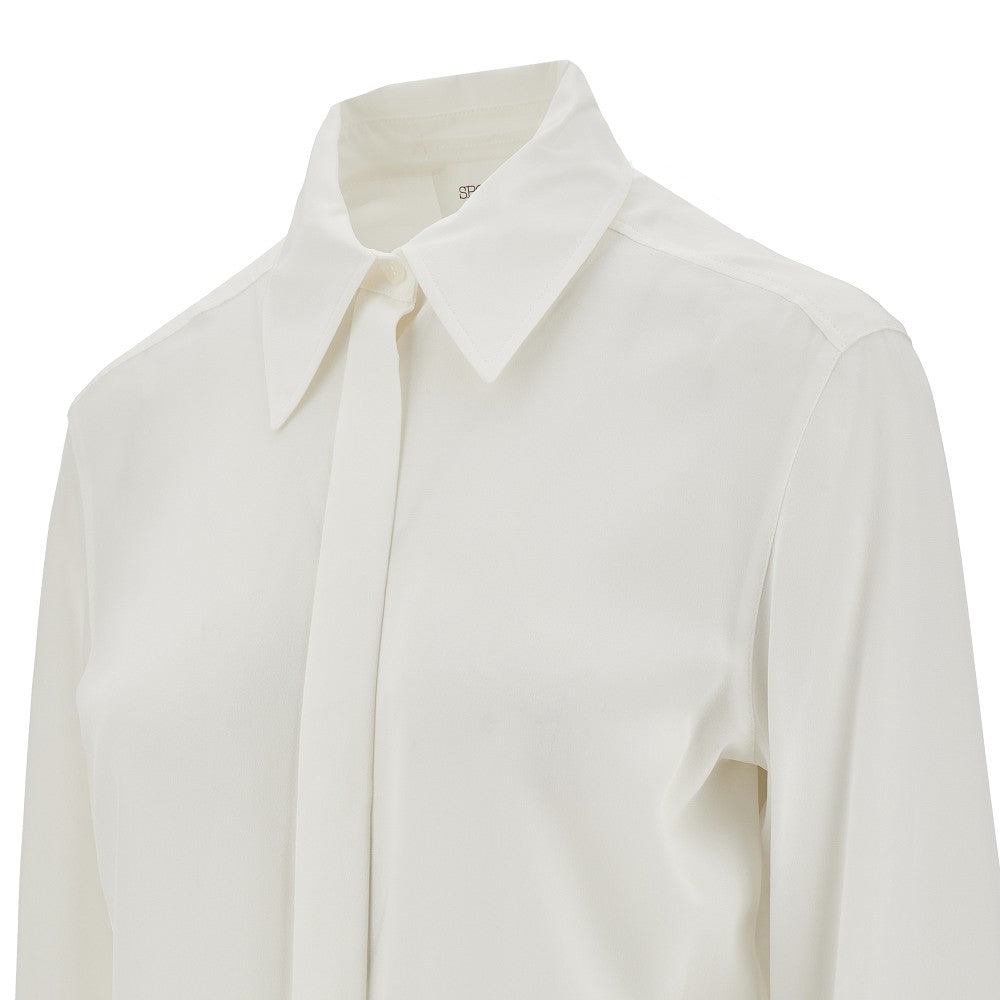 Silk crepe de chine shirt