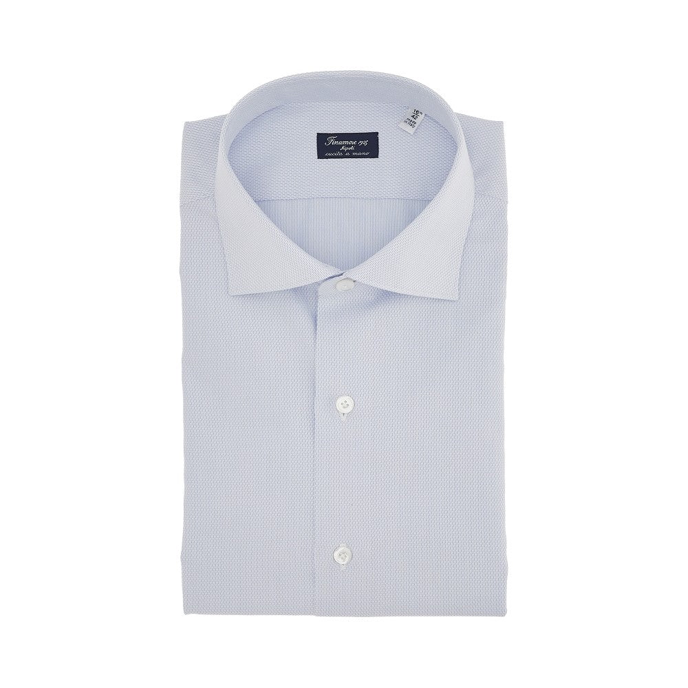 Jacquard cotton shirt