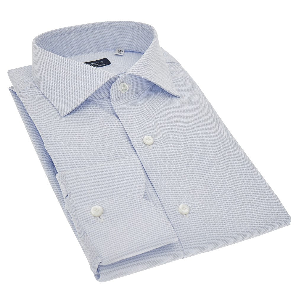 Jacquard cotton shirt