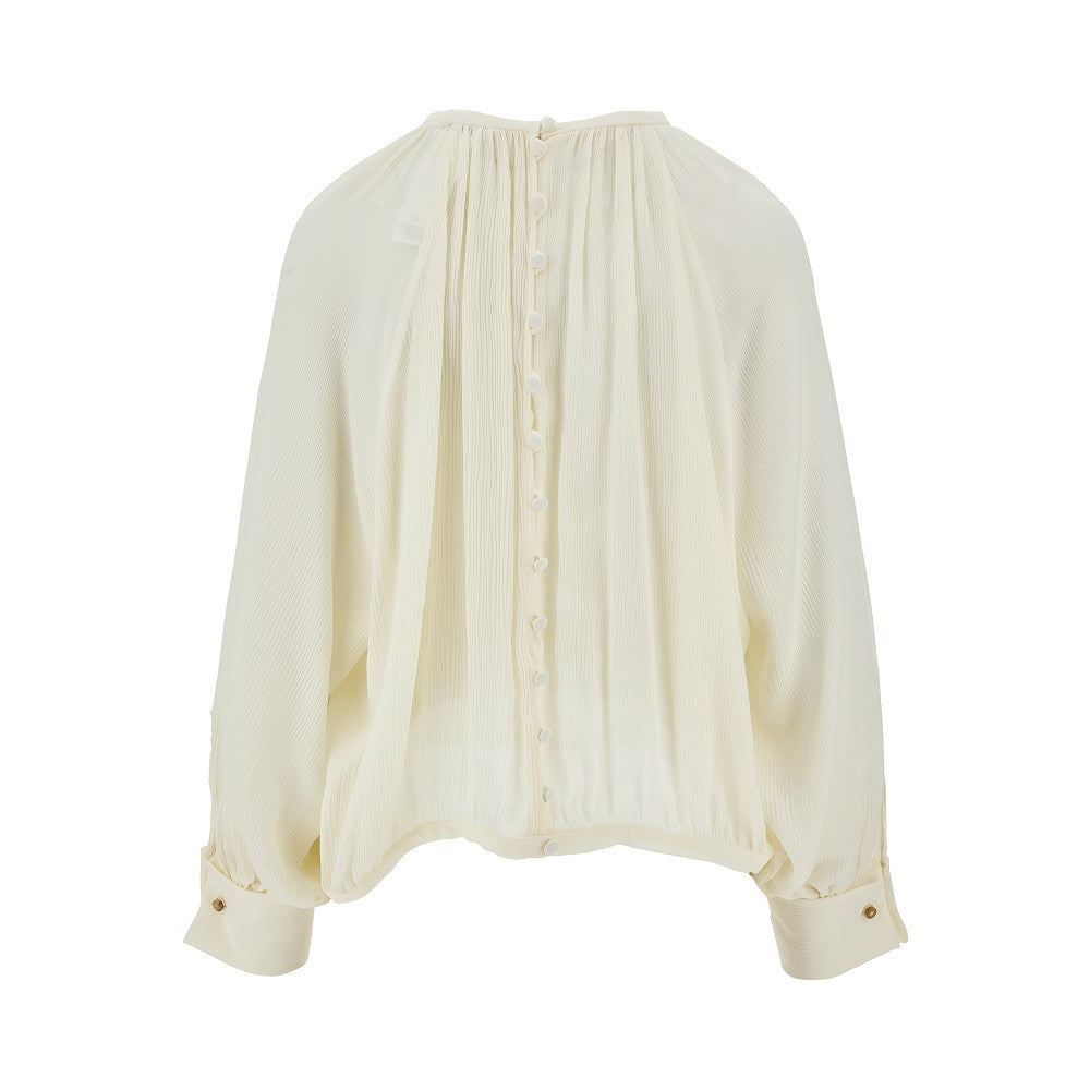 Blusa in creponne di seta