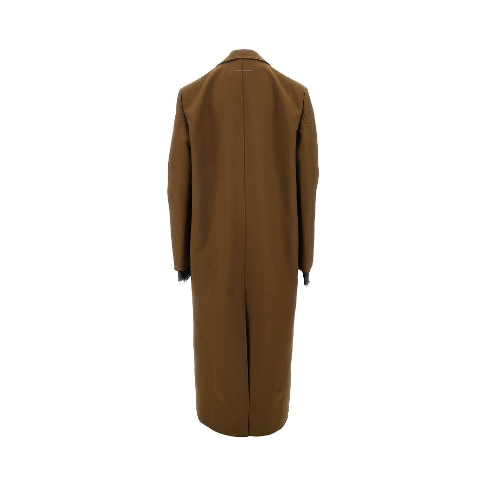 Gabardine long coat