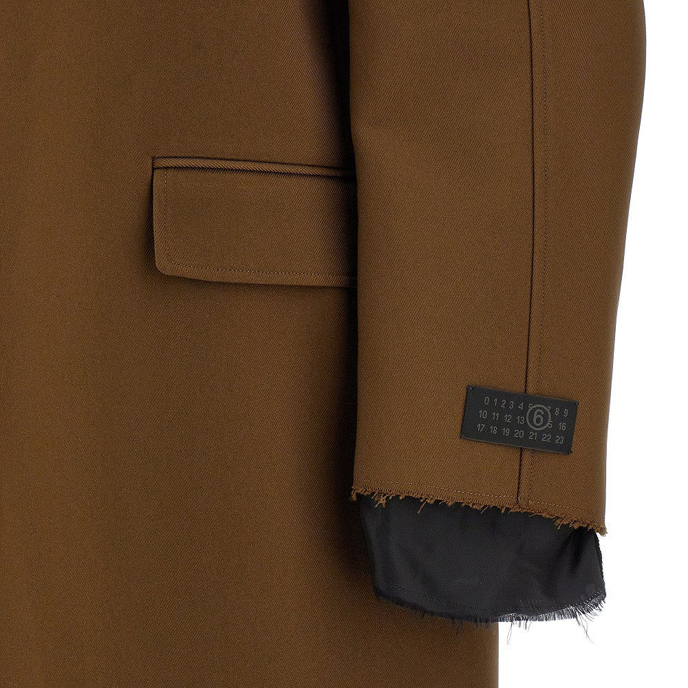 Gabardine long coat