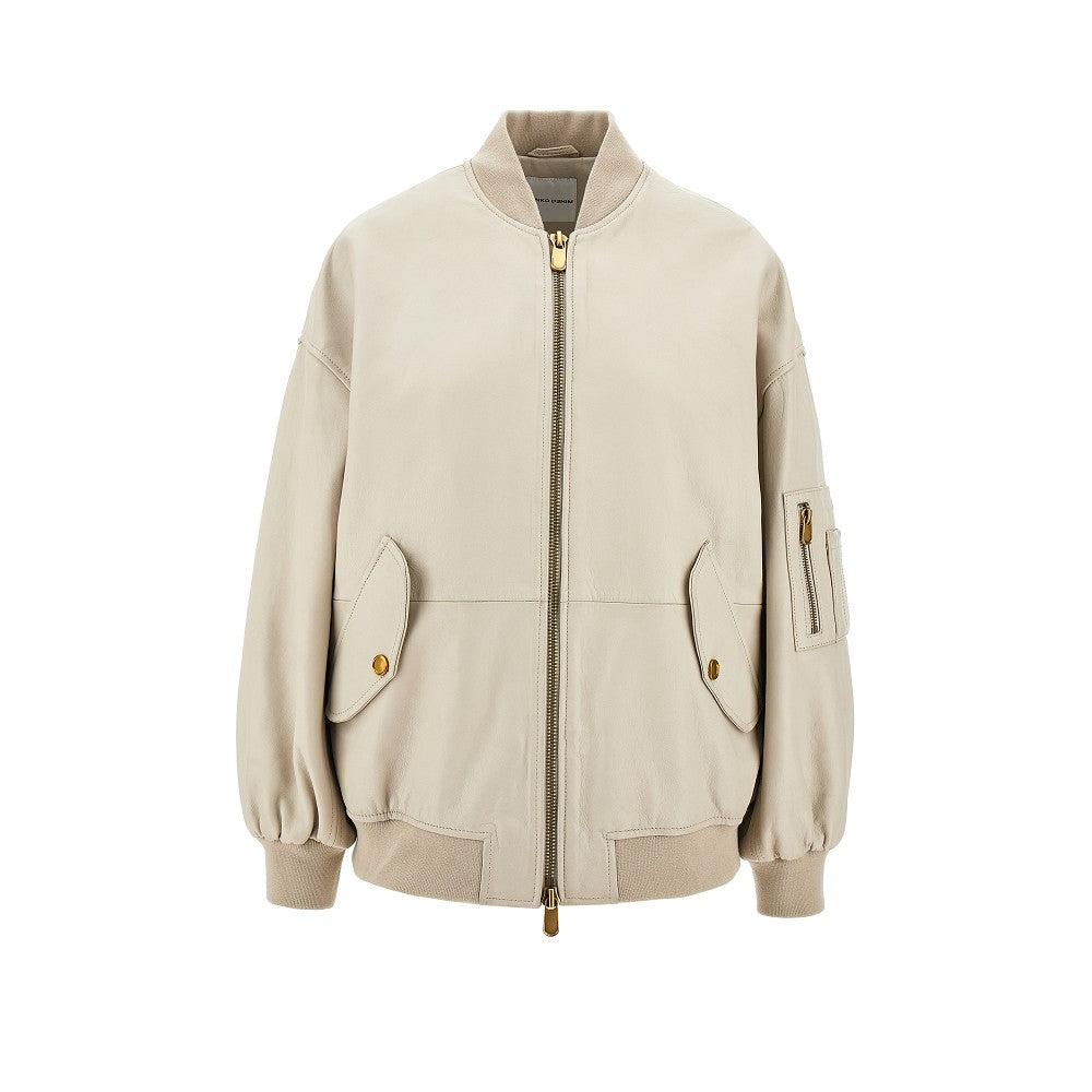 Bomber oversize in nappa