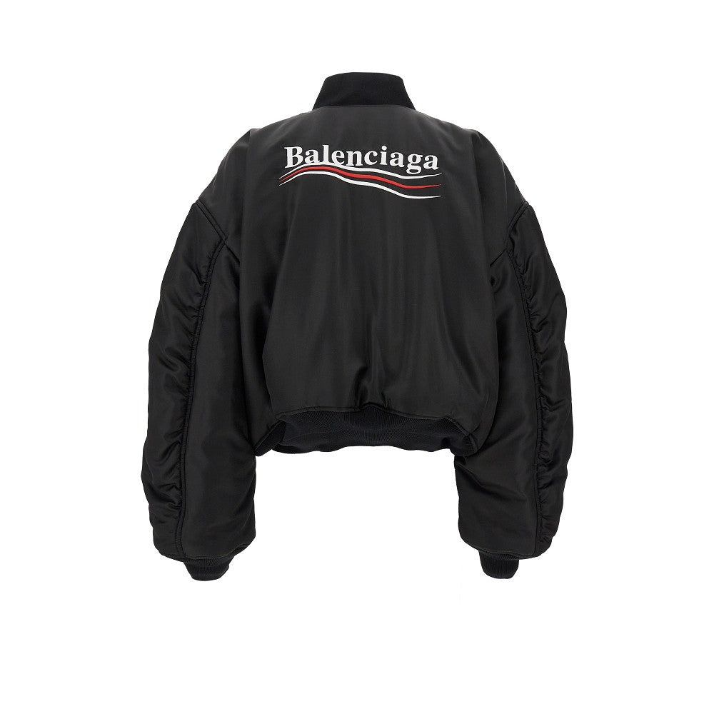 &#39;Political Campaign&#39; oversized bomber jacket