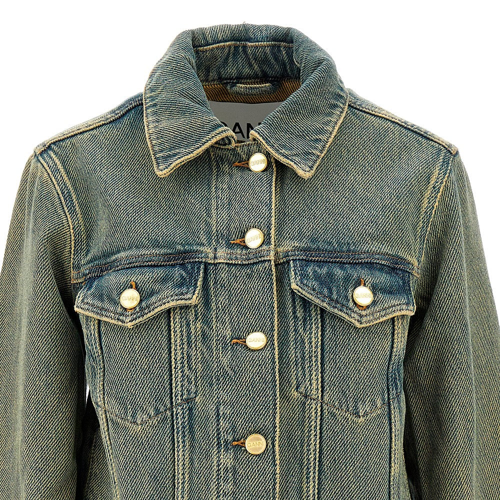 Overdyed denim jacket