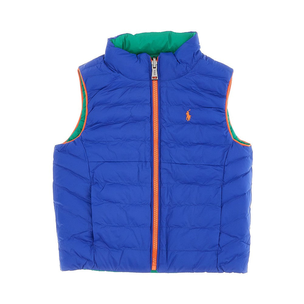 Padded nylon reversible vest