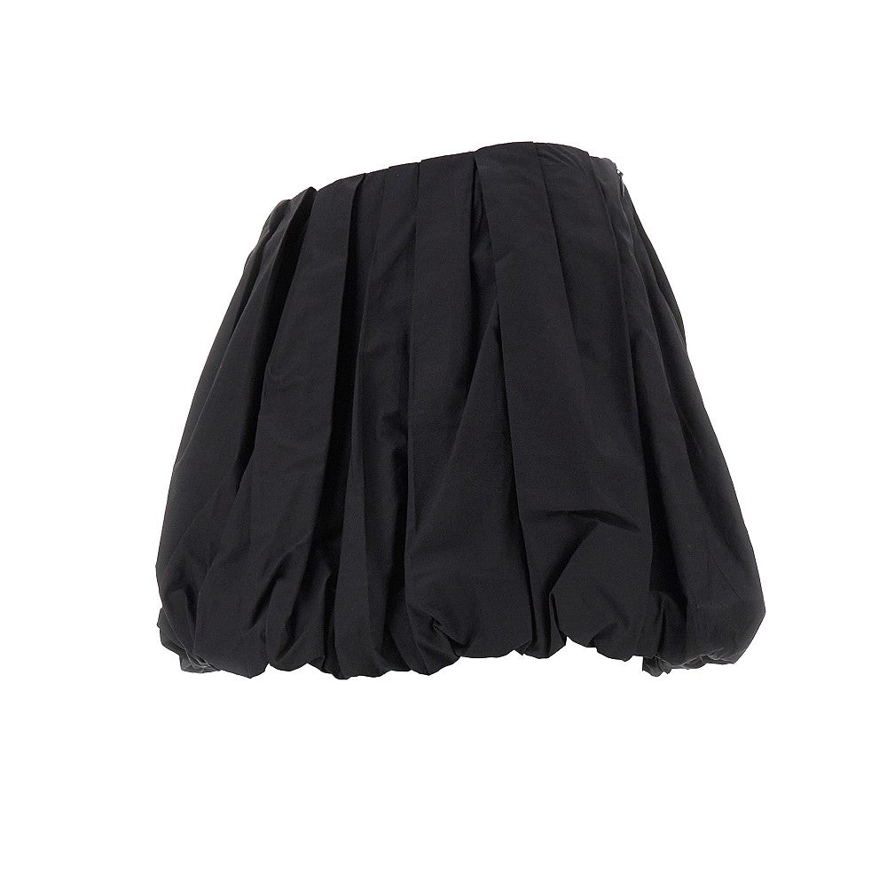 Poplin balloon mini skirt