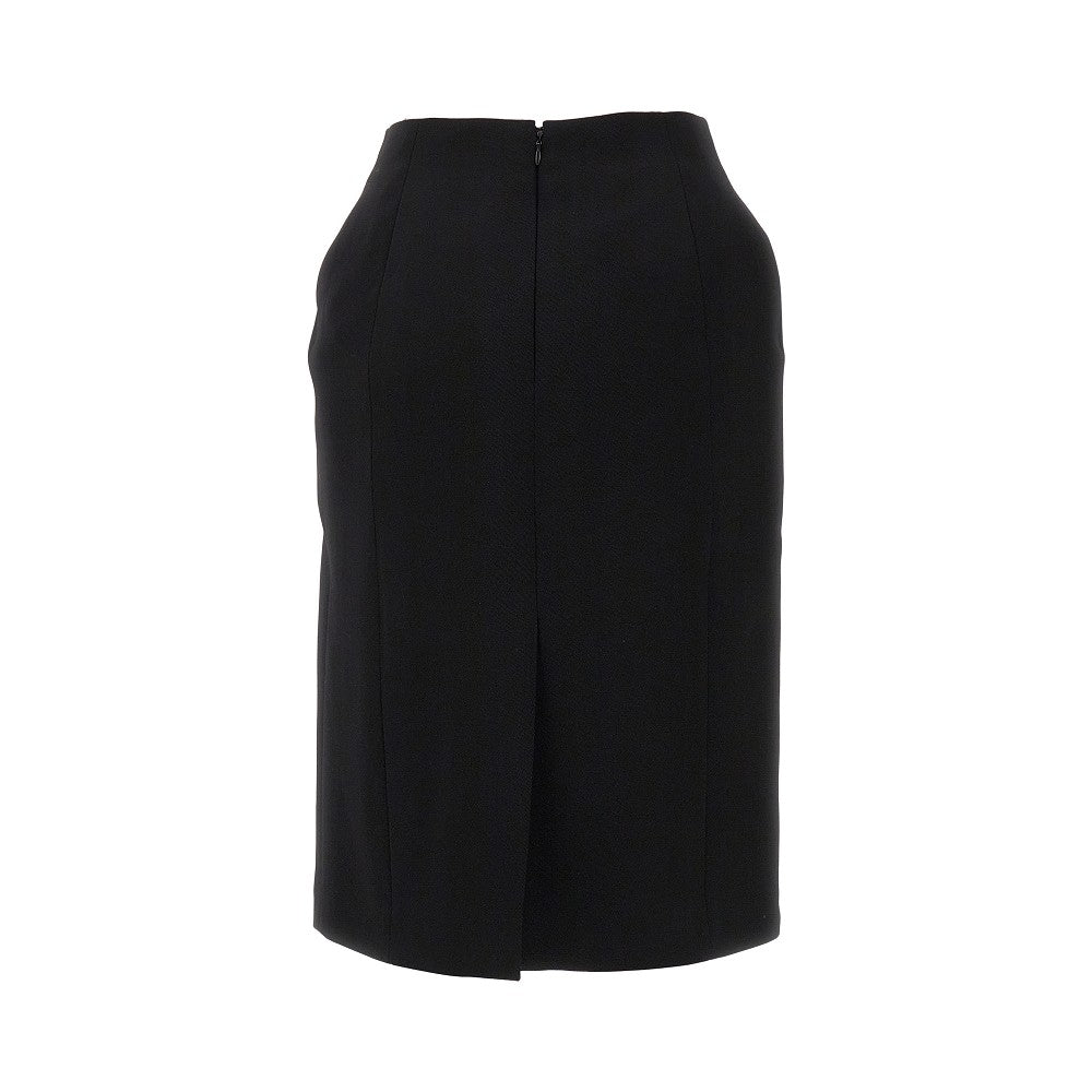 &#39;Hourglass&#39; wool knee-length skirt