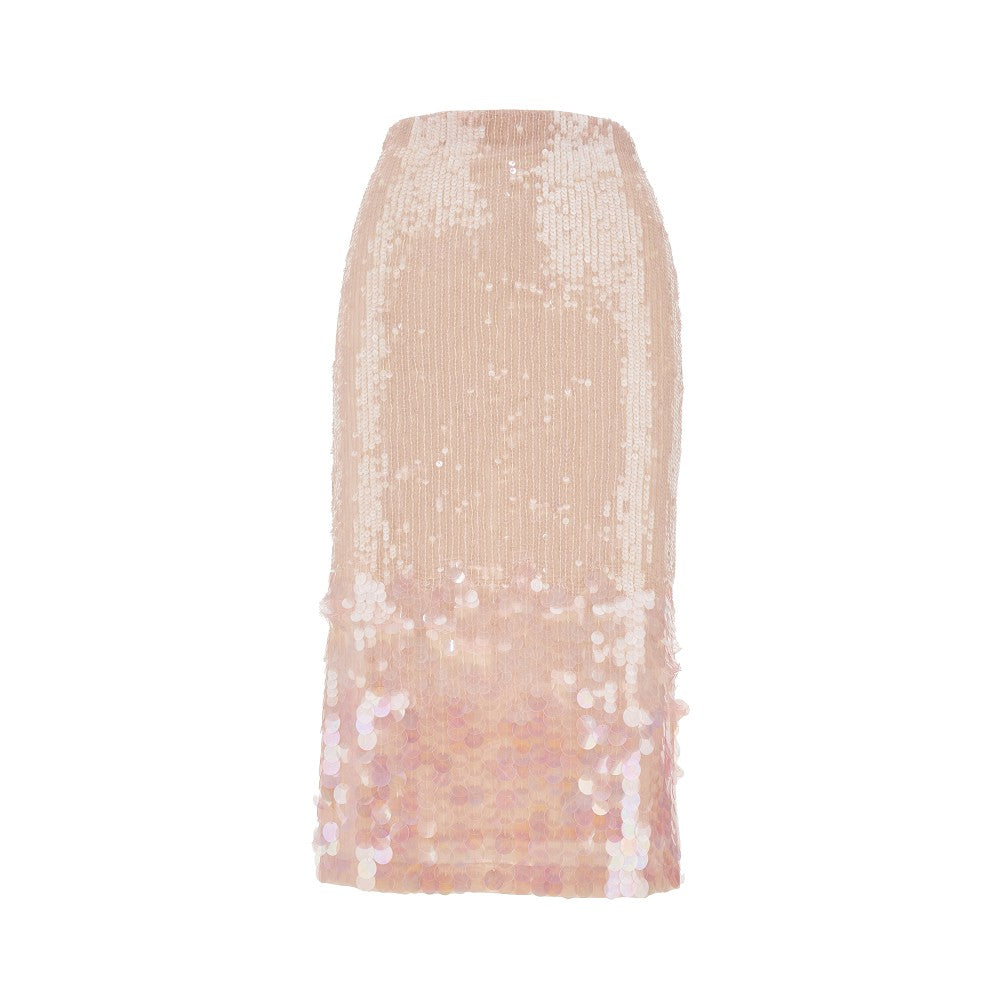 &#39;Gigi&#39; sequinned midi skirt