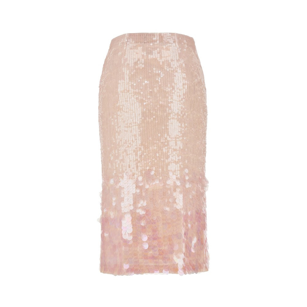 &#39;Gigi&#39; sequinned midi skirt