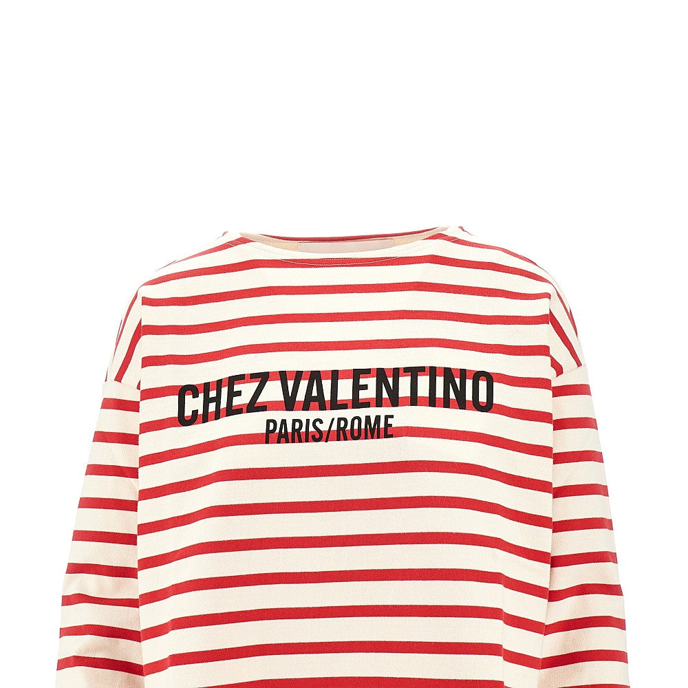 T-shirt &#39;Chez Valentino&#39; in jersey