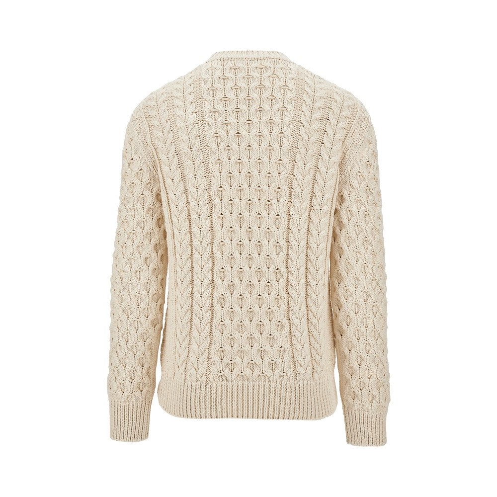 Cotton-blend 4G sweater