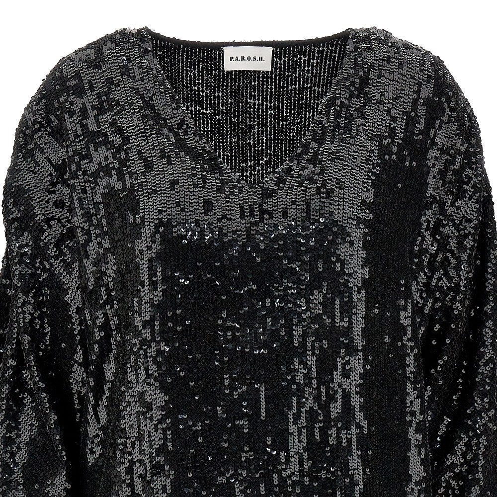 Blusa in paillettes