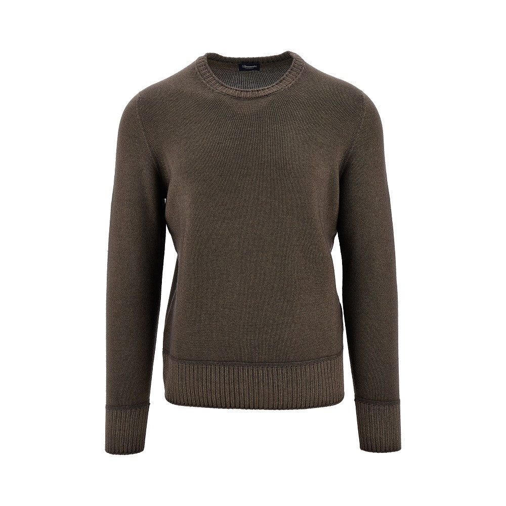 Extrafine Merino wool crewneck sweater