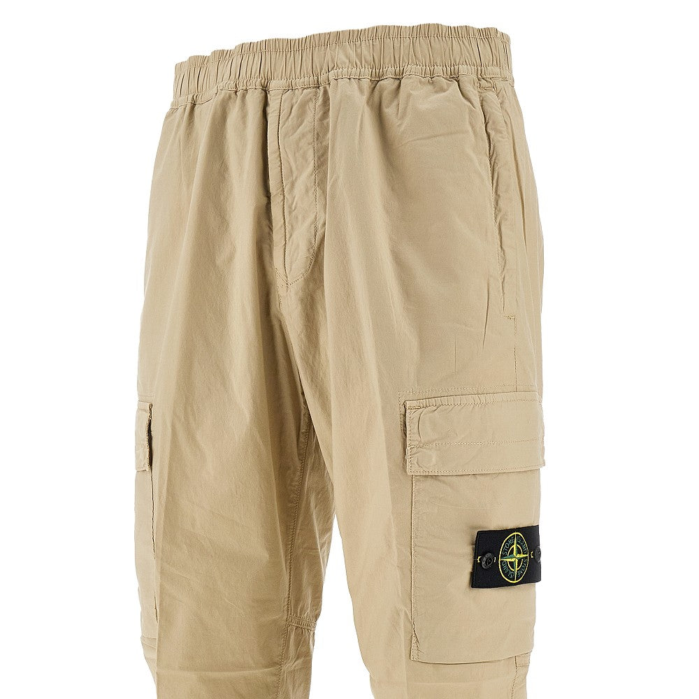 Stretch poplin cargo pants