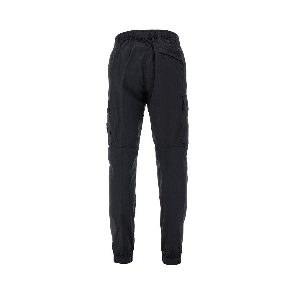 Pantalone cargo in popeline stretch