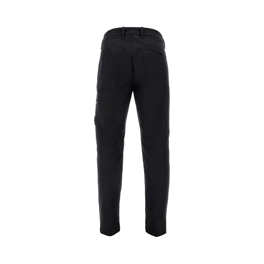 Gabardine regular tapered pants