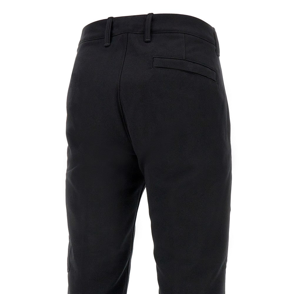 Gabardine regular tapered pants