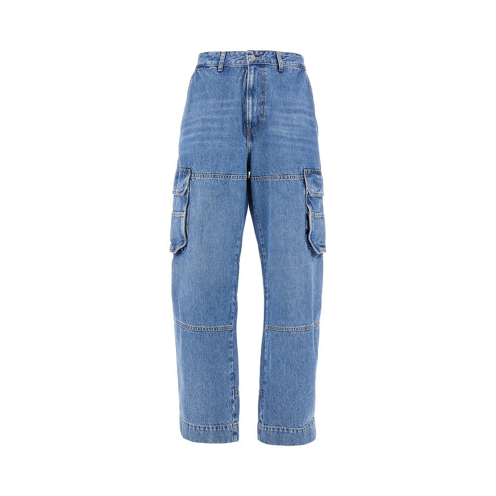 &#39;D-Fish 0kiag&#39; straight leg cargo jeans