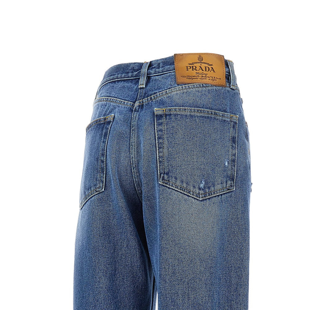 Used effect denim Loose Fit jeans