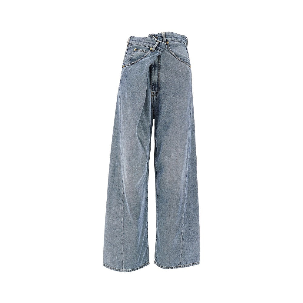 &#39;Ines&#39; Fold Over jeans