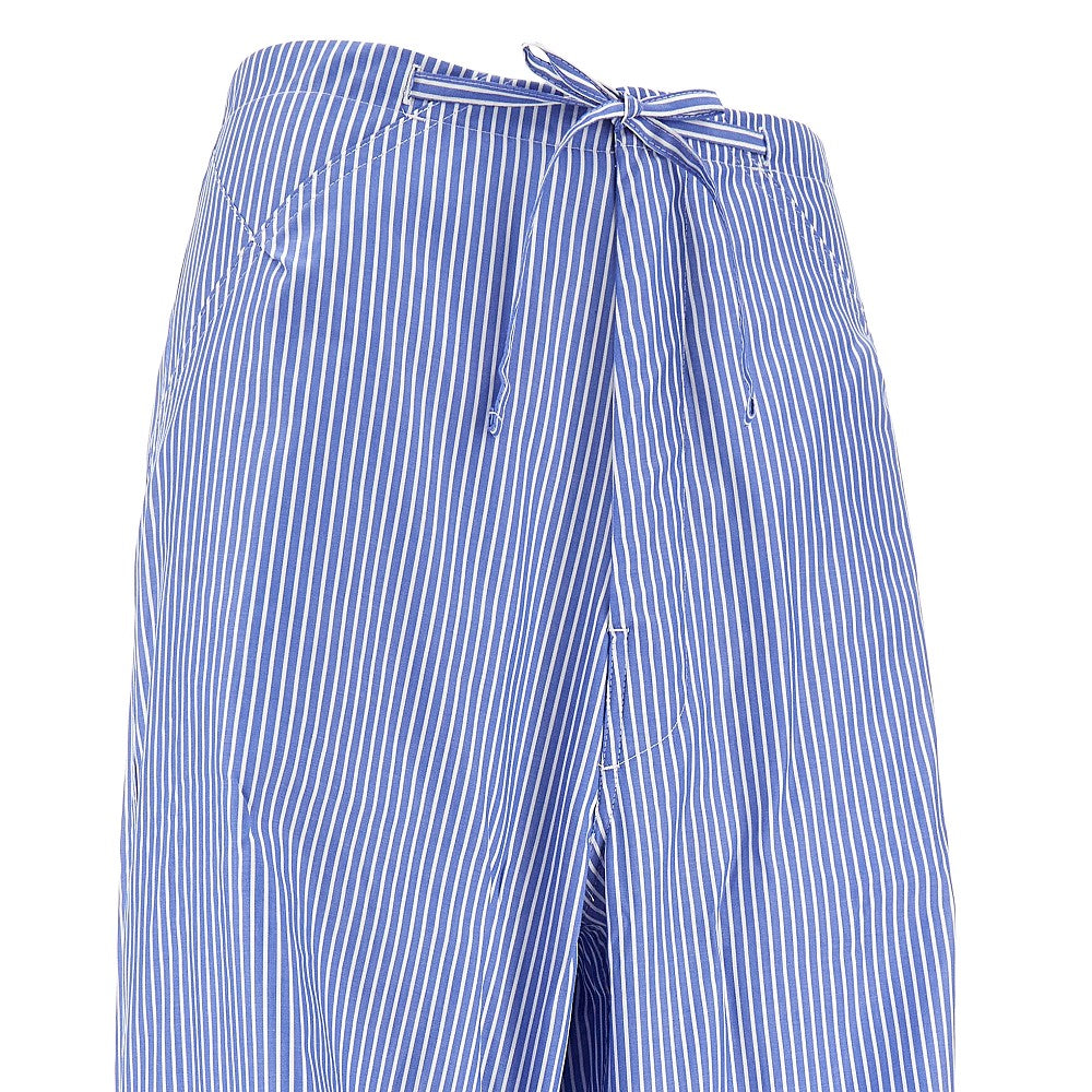 &#39;Daisy&#39; striped poplin pants