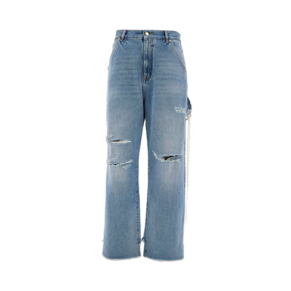 &#39;Lisa&#39; Loose Fit Carpenter jeans